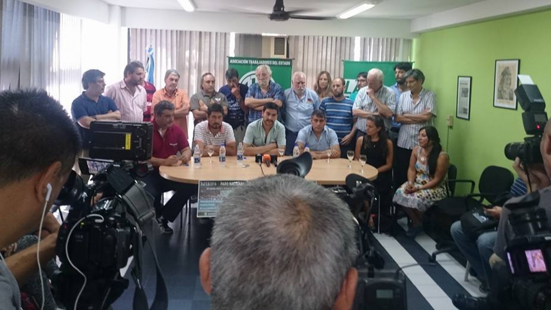 Conferencia de prensa en <strong>ATE Capital</strong>