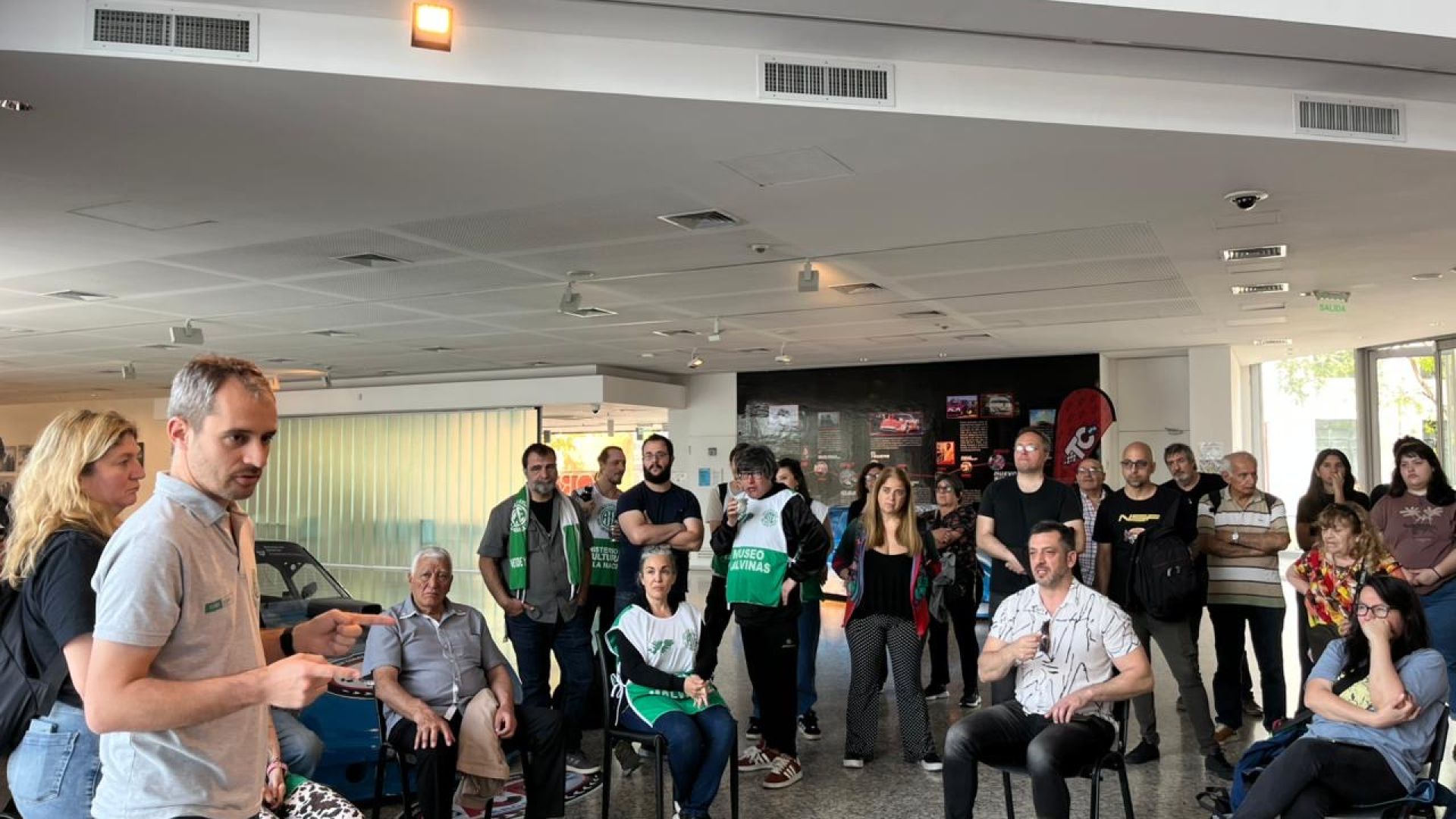 Persecución sindical en el Museo Malvinas